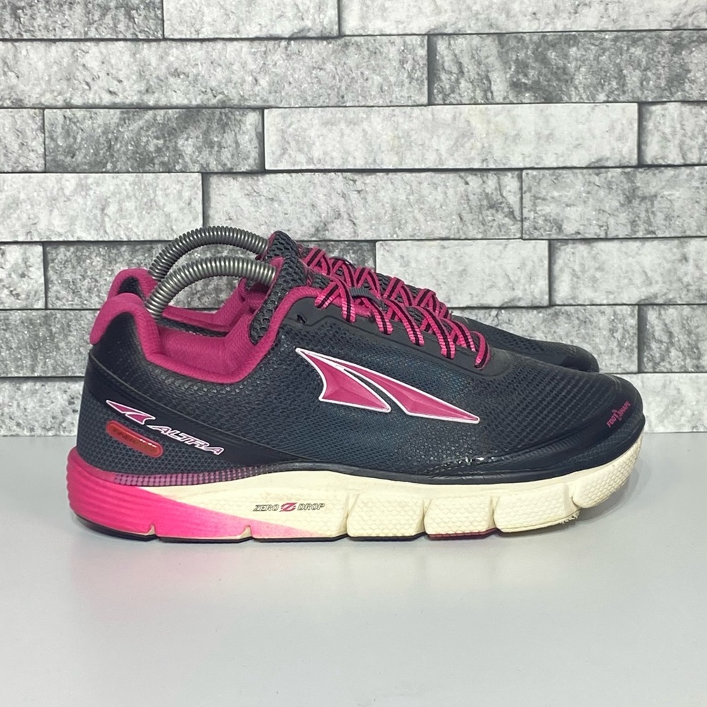 Altra Black and Pink Athletic Shoes